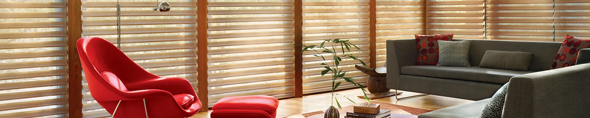 Window treatments provided by CM Floor Covering Inc
